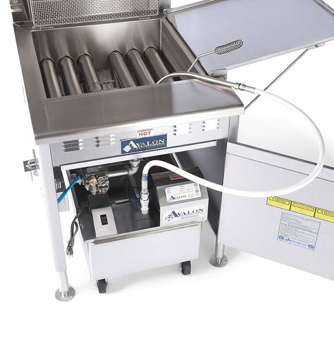 Avalon Donut Fryer 34" X 24", Natural Gas, Electronic Ignition, Right Side Drain Board with Sub-merger Screen (ADF34-G-BA)