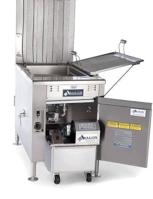 Avalon (ADF20-G-P) 20" x 20" Donut Fryer, Propane, Standing Pilot, Left Side Drain Board