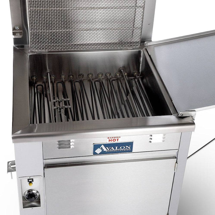 Avalon (ADF24-E) 24" X 24" Donut Fryer, Electric (1 phase), Right Side Drain Board with Submerger Screen (ASUB24-E)