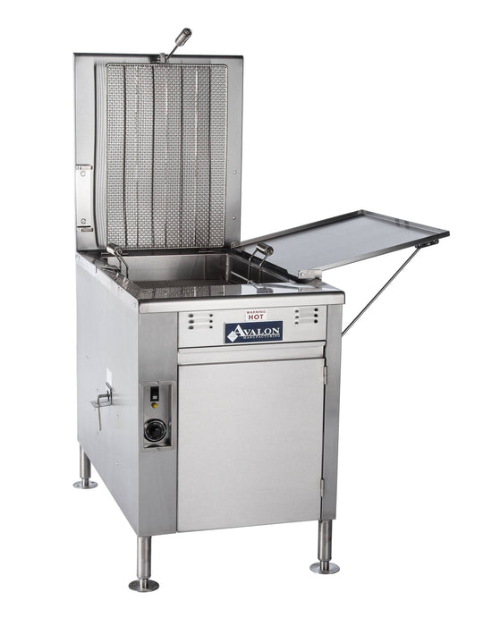 Avalon (ADF26-E) 18" X 26" Donut Fryer, Electric (1 phase), Left Side Drain Board with Submerge Screen