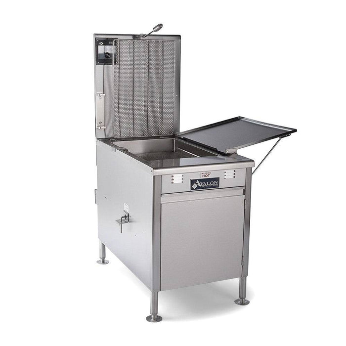 Avalon (ADF26-G) 18" x 26" Donut Fryer, Natural Gas, Standing Pilot, No Power, left Side Drain Board