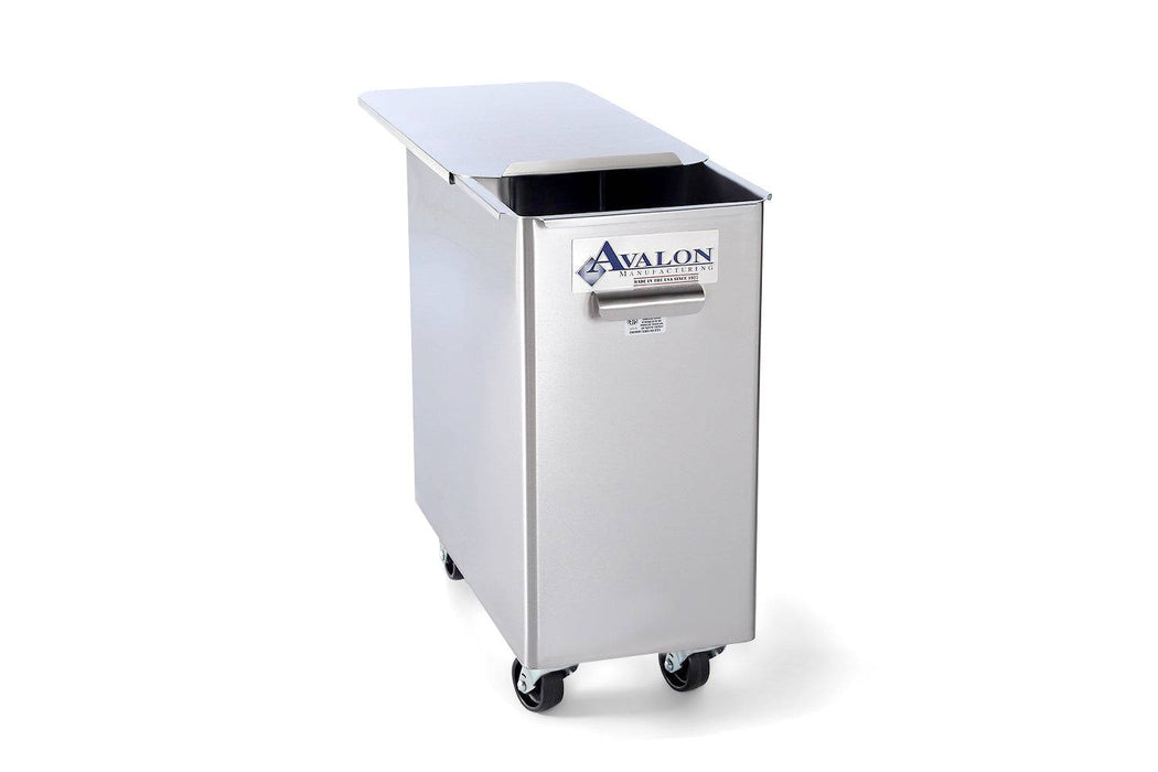 Avalon Stainless Steel Ingredient Bin with a Center Divider (AIB150D)