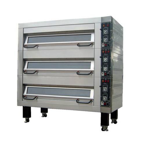 Bakemax Electric Artisan Stone Deck Ovens 1 Pan Wide, 1 to 4 decks