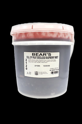 Bear Stewart Red Raspberry Seedless Mist Filling- 20 Pound Pail