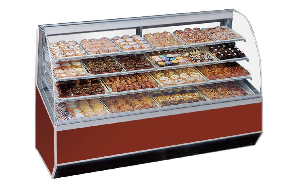 Variety of Colors Federal SNR77SC SERIES '90 Refrigerated Bakery Case 77" x 37.75" x 48"