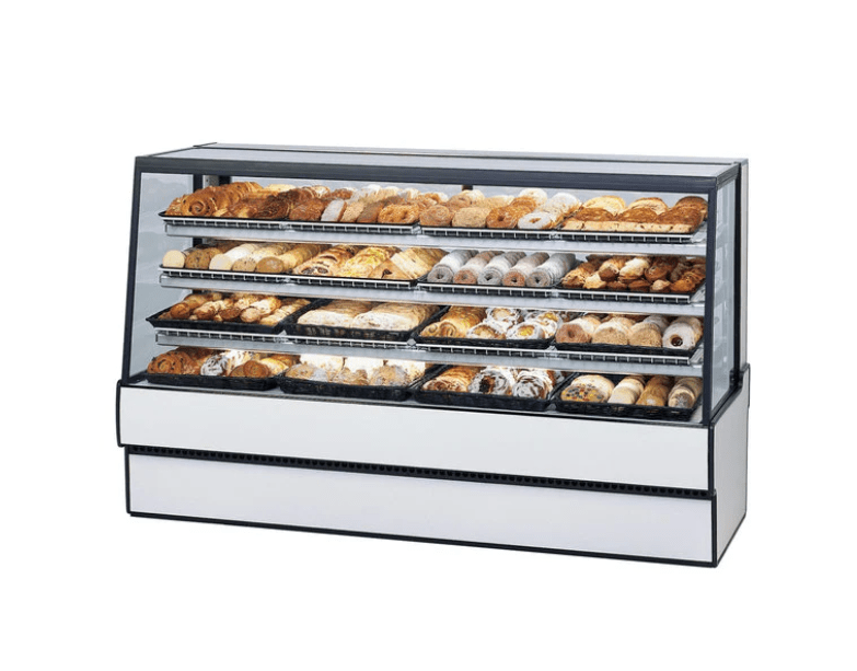 White Non Refrigerated Self-Serve Display Federal 59" x 37.75" x 48"