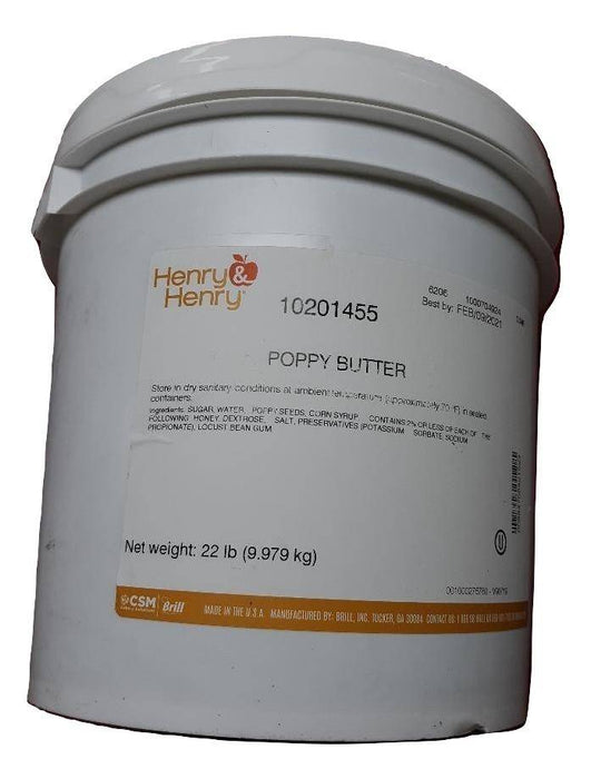 Henry and Henry Poppy Butter Filling (Poppy Seed) 22#