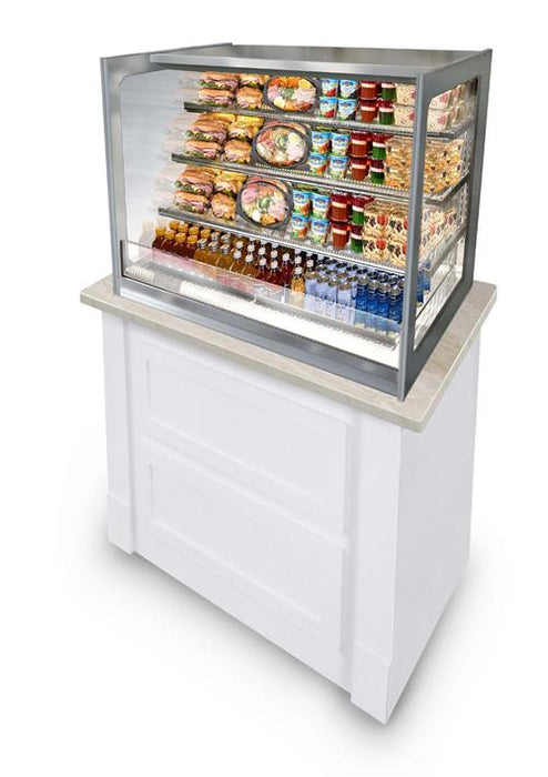 Federal Industries (ITRSS6026)-Italian Series Self Serve Drop-In Refrigerated Open Air Display with Shelves 208-240V