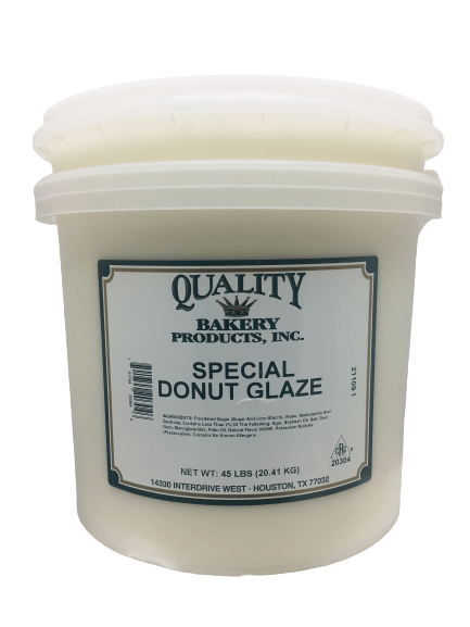 Quality "Ready To Use" Special Donut Glaze 45 Pounds Pail