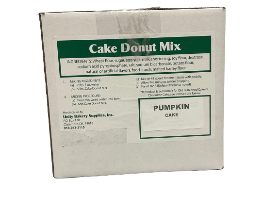 Pumpkin Spice Cake Donut Mix 35# box Seasonal)