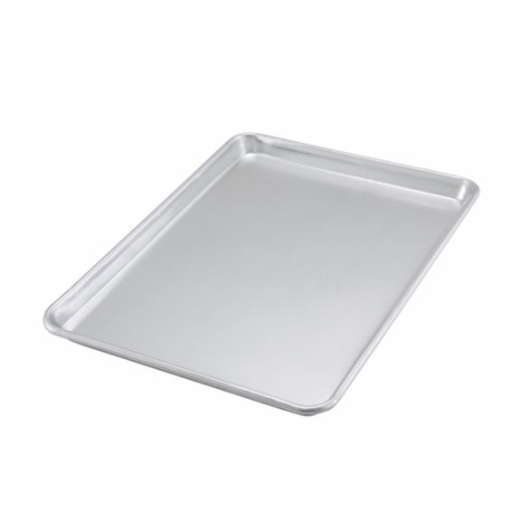 24 PACK Eighth Size Aluminum 9 1/2 x 6 1/2 Bun Sheet Baking Pan Serving  Tray